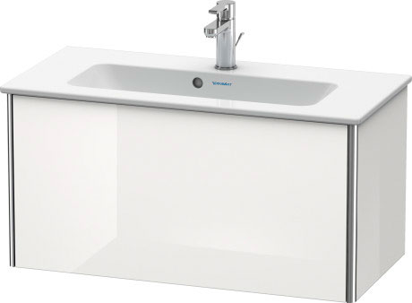XS406606060 Тумбочка подвесная компакт XSquare #XS4066 810 x 388 мм Серо-коричневый шелковисто-матовый лак Duravit - Вид №2