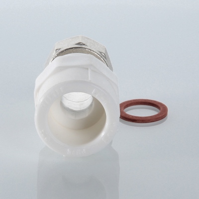 VTp.708.0.02505 Фитинг полипропиленовый с накидной гайкой Valtec 25 мм х 3/4"  - Вид №6