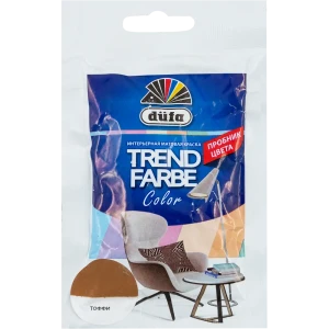 Краска для стен и потолков Trend Farbe цвет Тоффи 50 мл