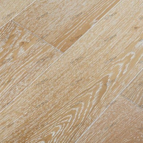 Инженерная доска GreenLine Deluxe Неаполь Дуб Натур с брашью (Текстурированная) 400-1500х125 мм 1300400008