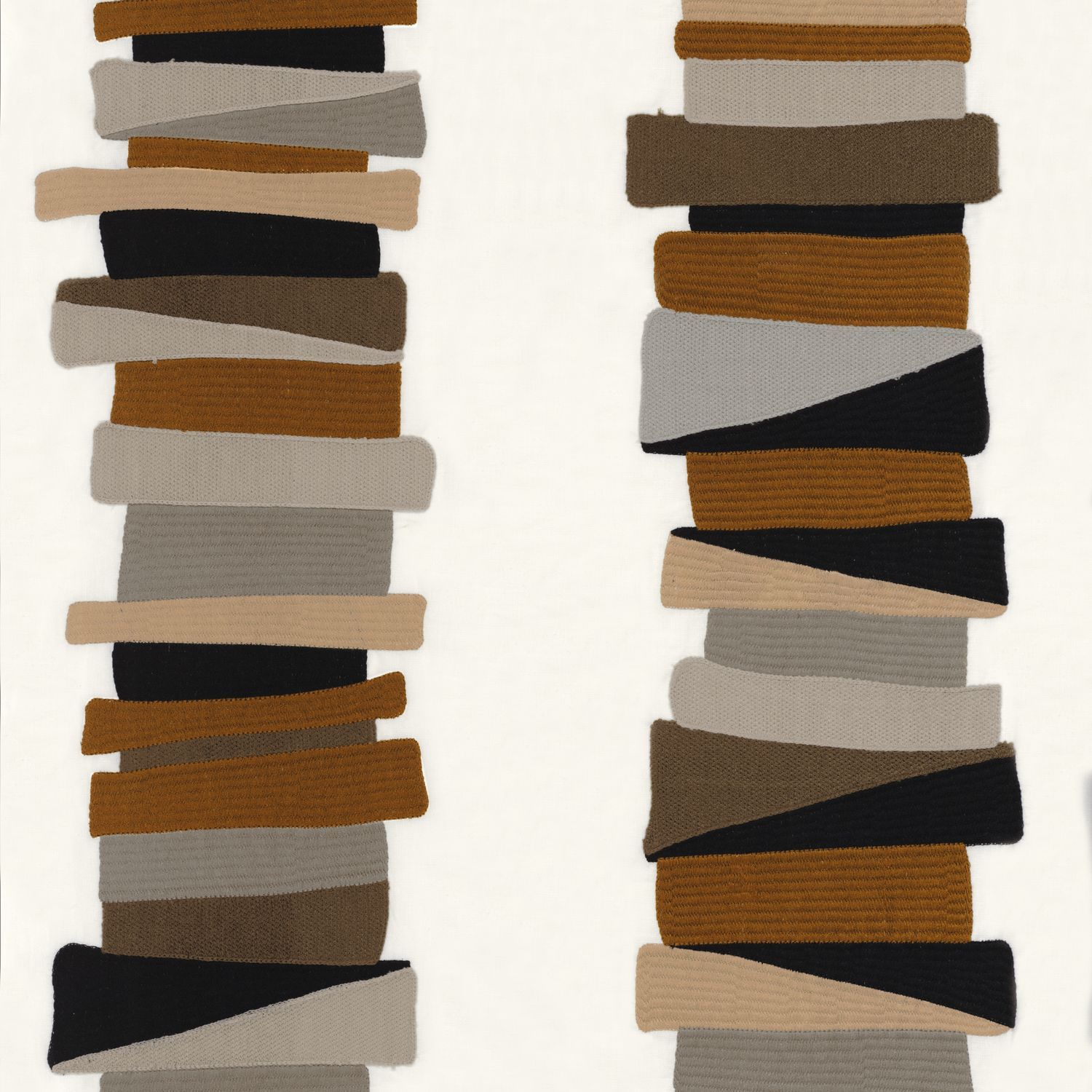 Многоцветная вышитая ткань Casamance Valvidia ARCH-00095962 - Вид №3