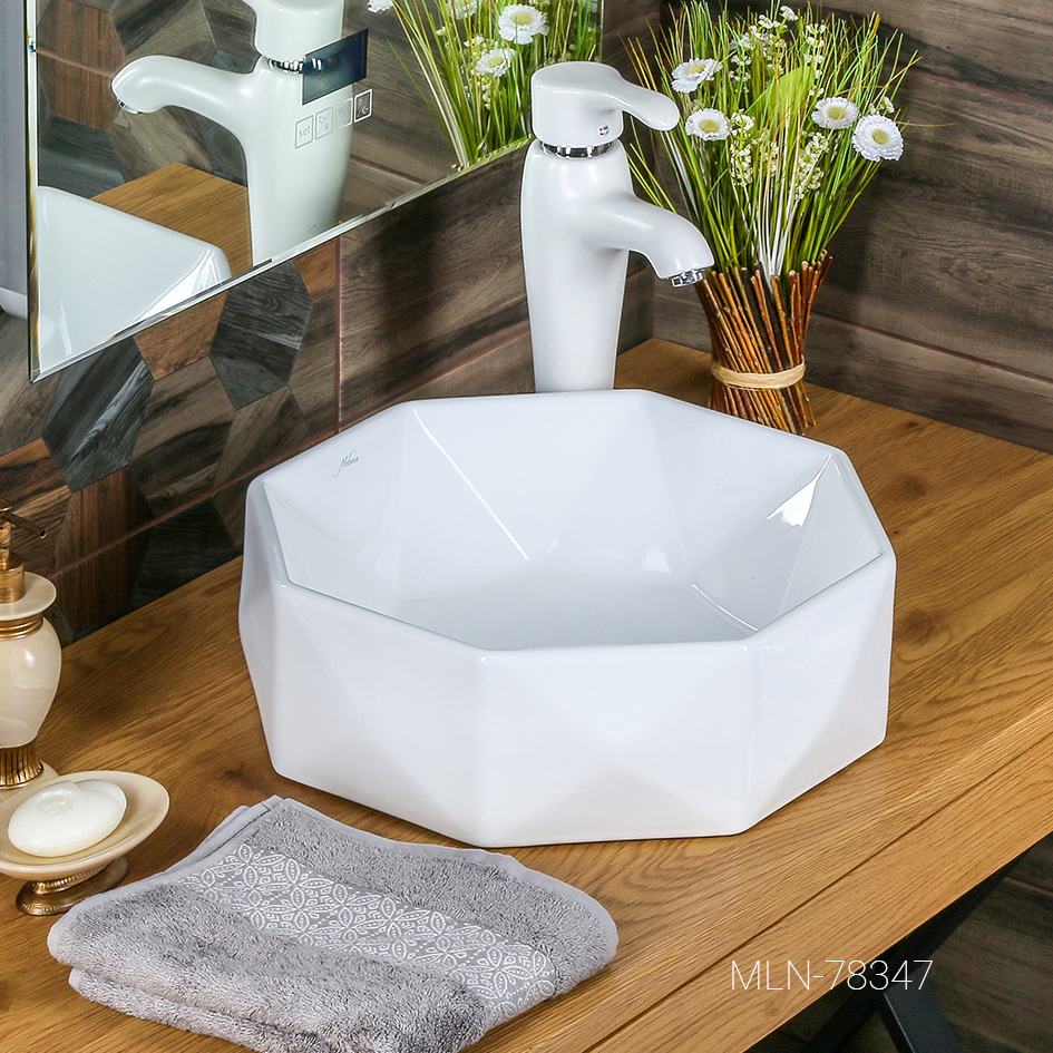 Накладная раковина melana mln-78347 78347-805