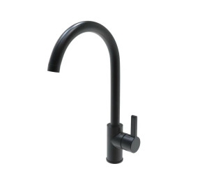 90765466 Смеситель для кухни однорычажный Stick Stk1200Bk излив 24.5 см цвет черный STLM-0373956 KONNER