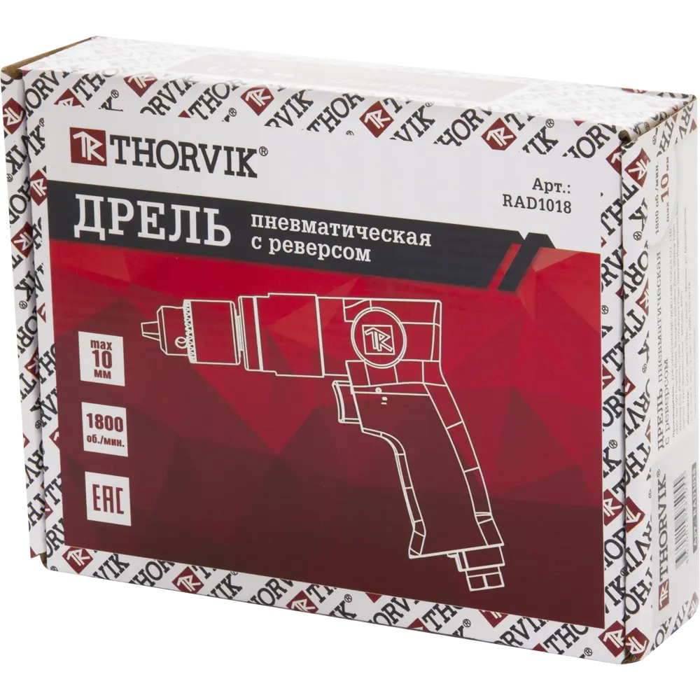 Дрель пневматическая Thorvik RAD1018 1800 об/мин 83432853 STLM-2211969  - Вид №4