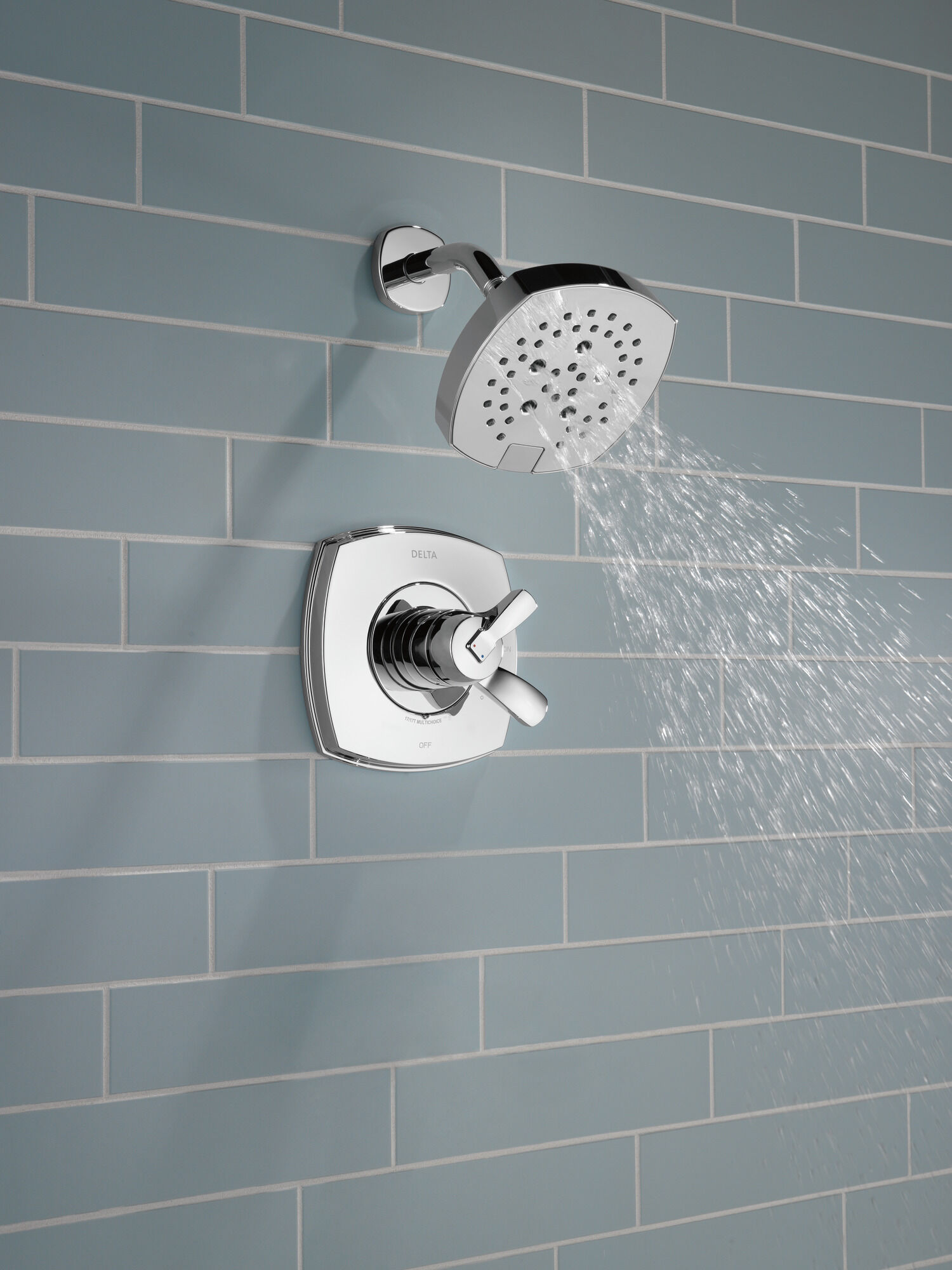 T17276 Только душ серии 17 Delta Faucet Stryke Хром  - Вид №4