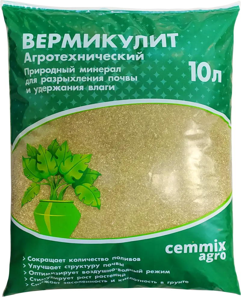 82743344 Вермикулит агротехнический Cemmix 10 л STLM-0035297