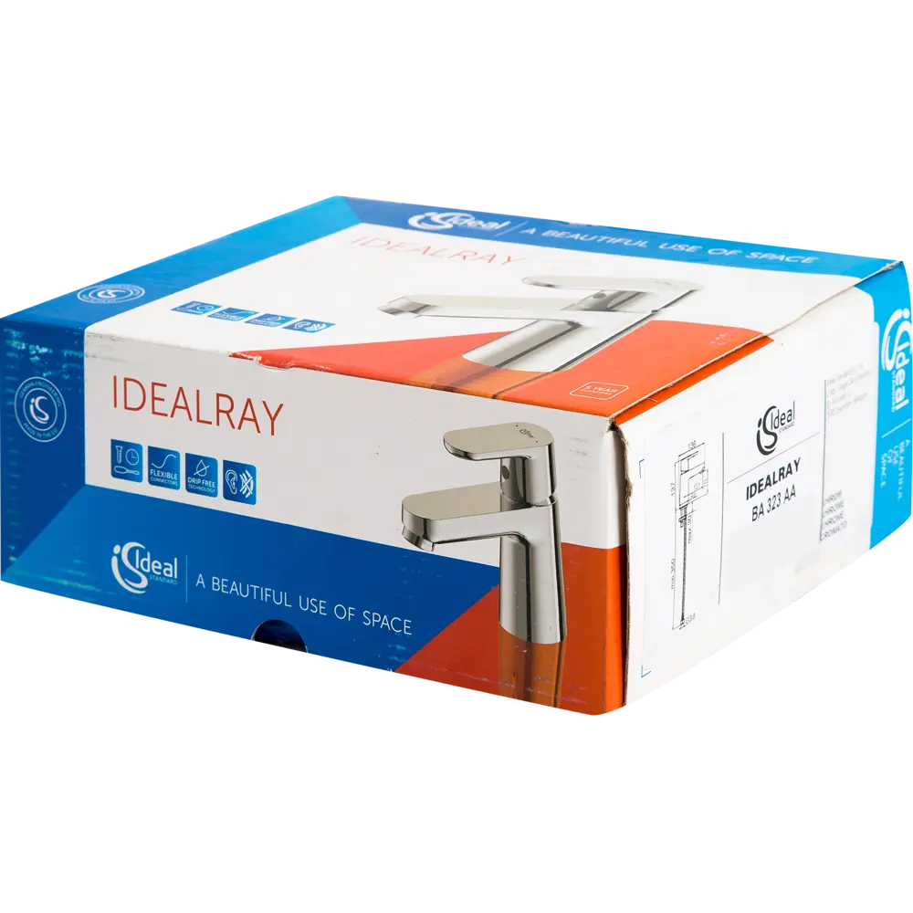 Смеситель для раковины Ideal Standard Idealray однорычажный цвет хром 16423403 STLM-2124119 - Вид №3