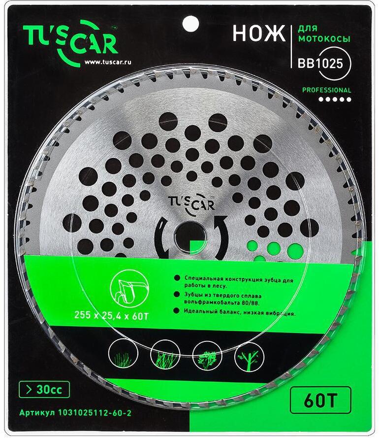 90292776 Нож для мотокосы BB1025 Professional 255x254x60T For Forest 1031025112-60-2 STLM-0171899 TUSCAR