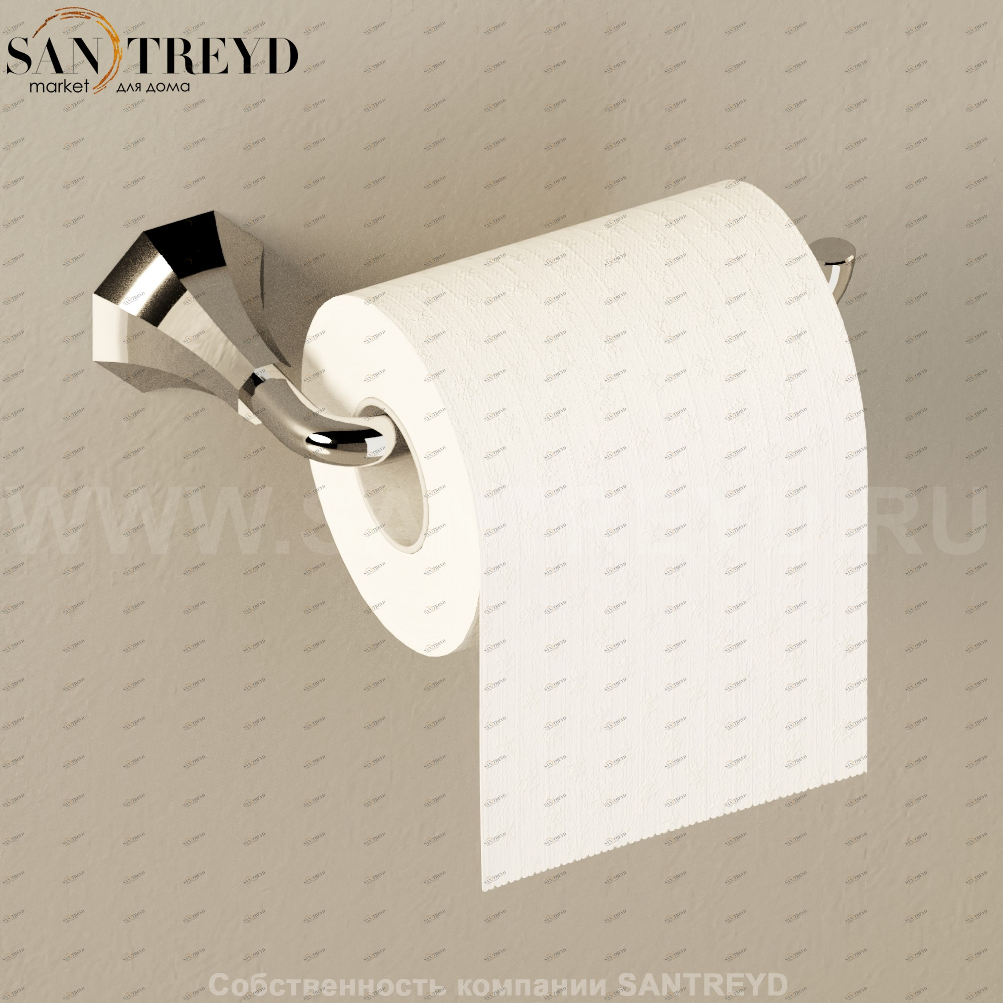 Flaminia EVERGREEN Держатель для туалетной бумаги хромированный EGPR.CR Ceramica Flaminia EGPRCR