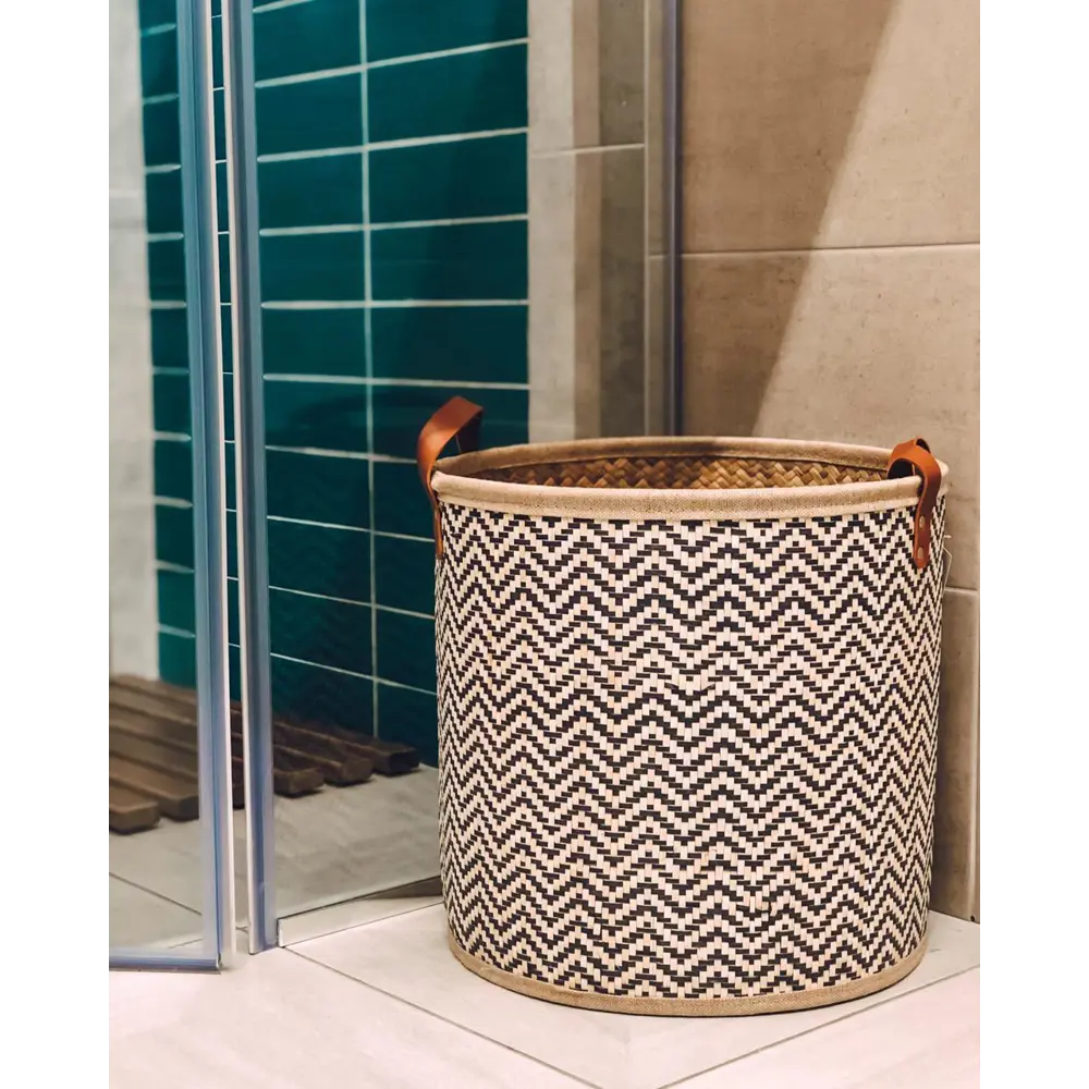 Корзина мягкая Kub HAP8549, 34х36х34 см, 36 л, пальмовое волокно STORIDEA STLM-2190692 - Вид №6