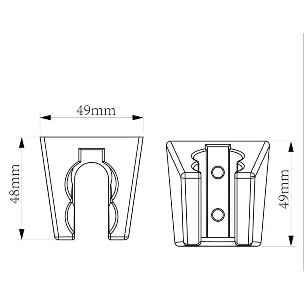 Держатель душевой лейки Esko Dron DD11B цвет черный матовый STLM-2169130 - Вид №1