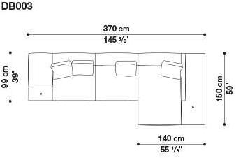 B&B Italia Кожаный диван Dock sun-id-1441060 - Вид №20