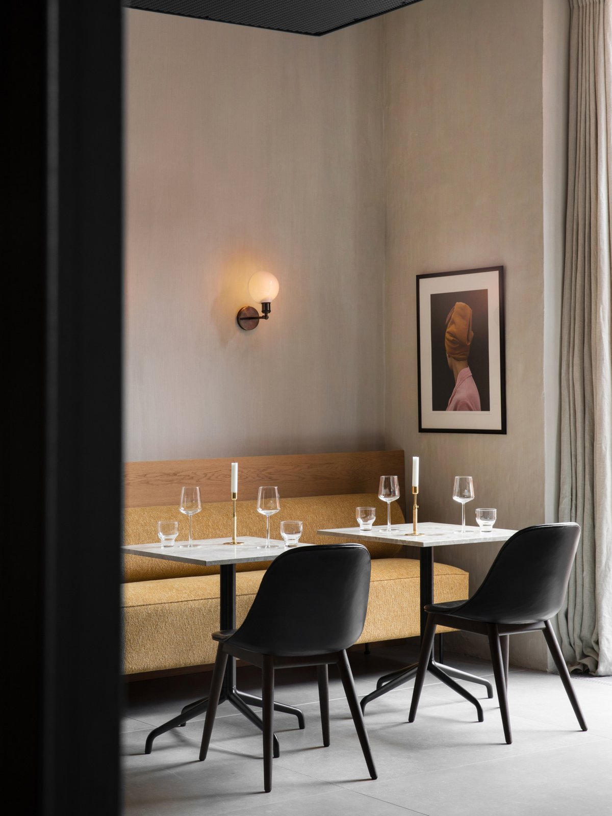 9325149 MENU Стол-колонна Harbour, 60x70, со звездообразным основанием Столовая  - Вид №14