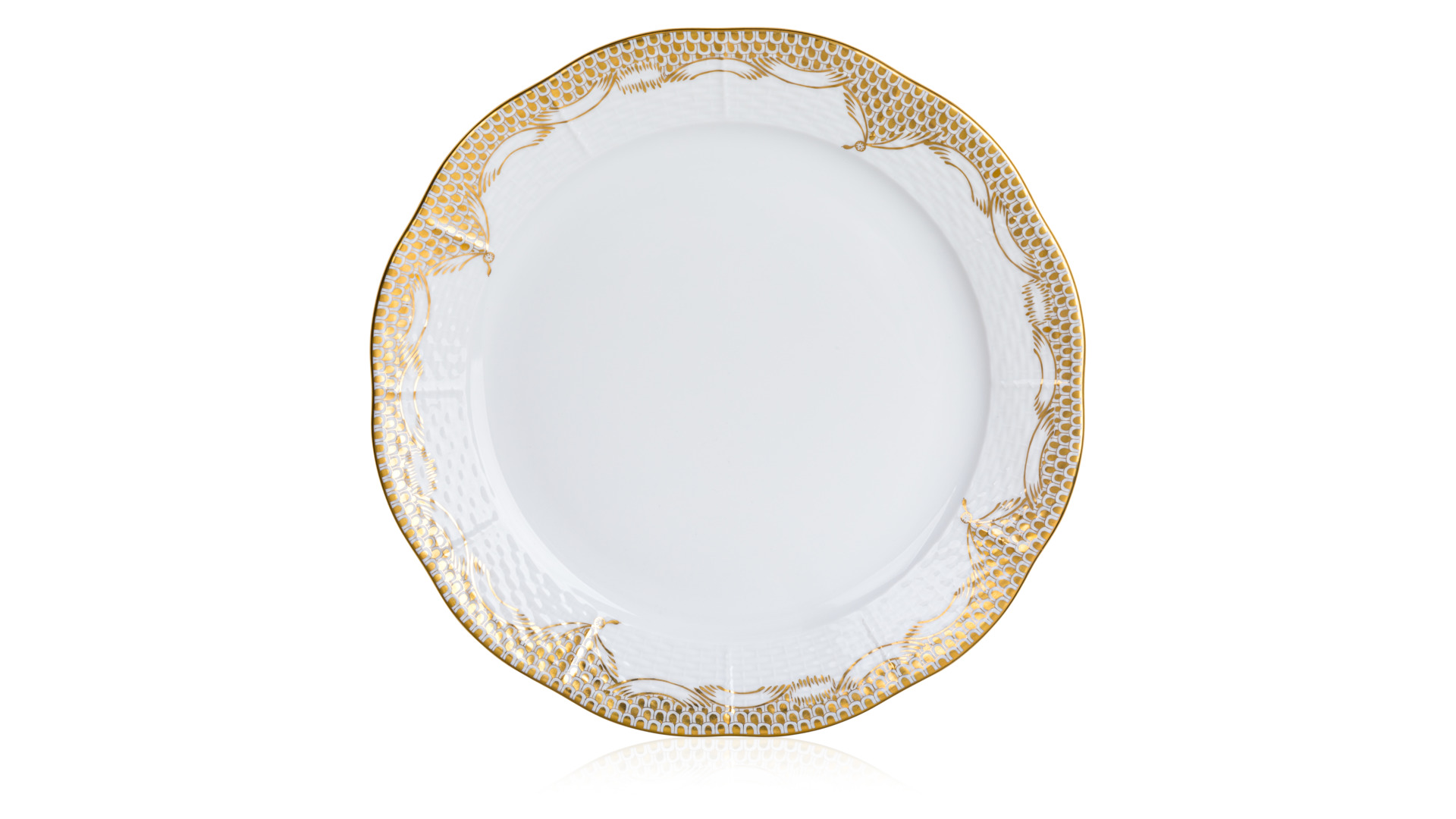 10631176 Herend Набор тарелок 6/18 "Чешуя" (золото) (Mix&Match) Фарфор, Керамика  - Вид №6