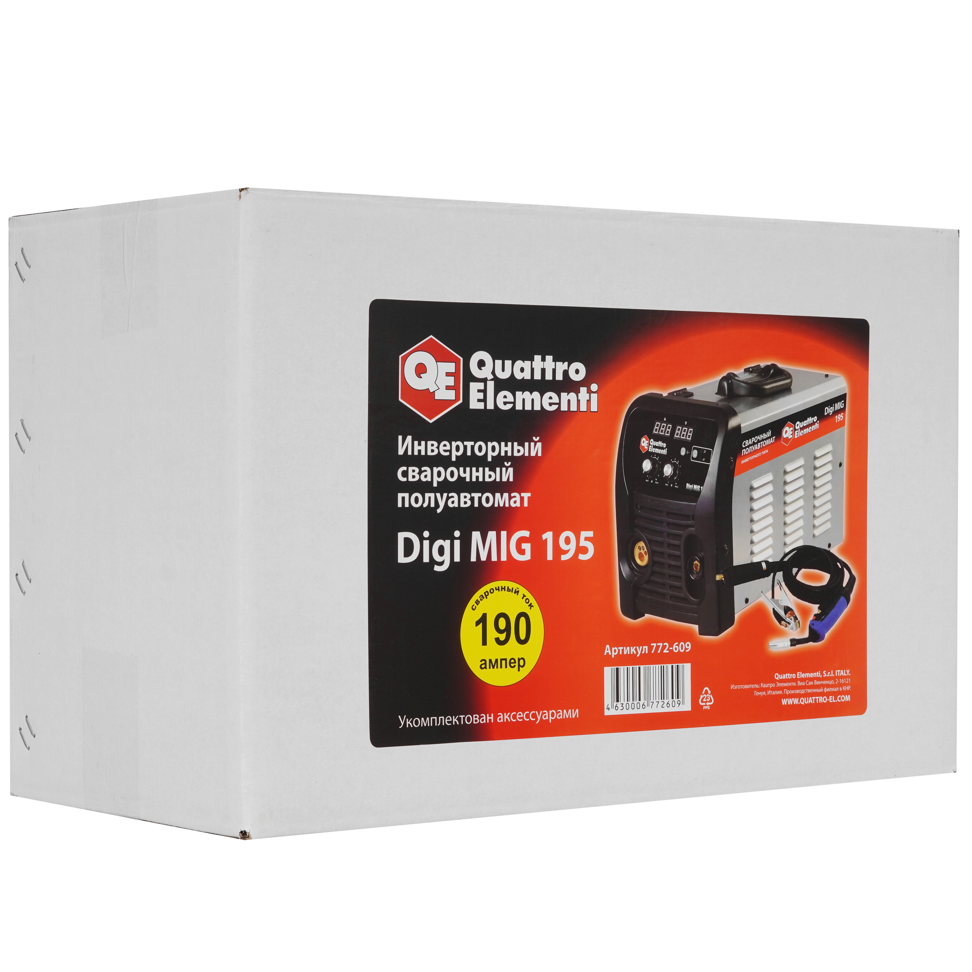 Сварочный аппарат QUATTRO ELEMENTI Digi MIG 195 6705901 STDN-0068628 - Вид №10