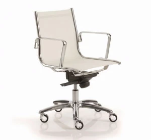 Luxy Стул офисный вращающийся с 5 спицами и подлокотниками Light