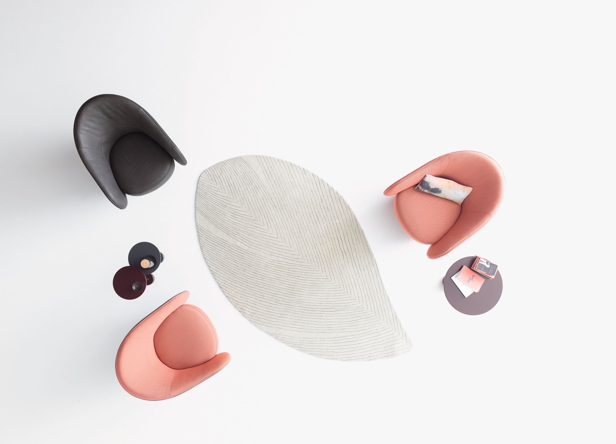 Кожаное кресло с подлокотниками COR Roc ARCH-00142893 - Вид №3