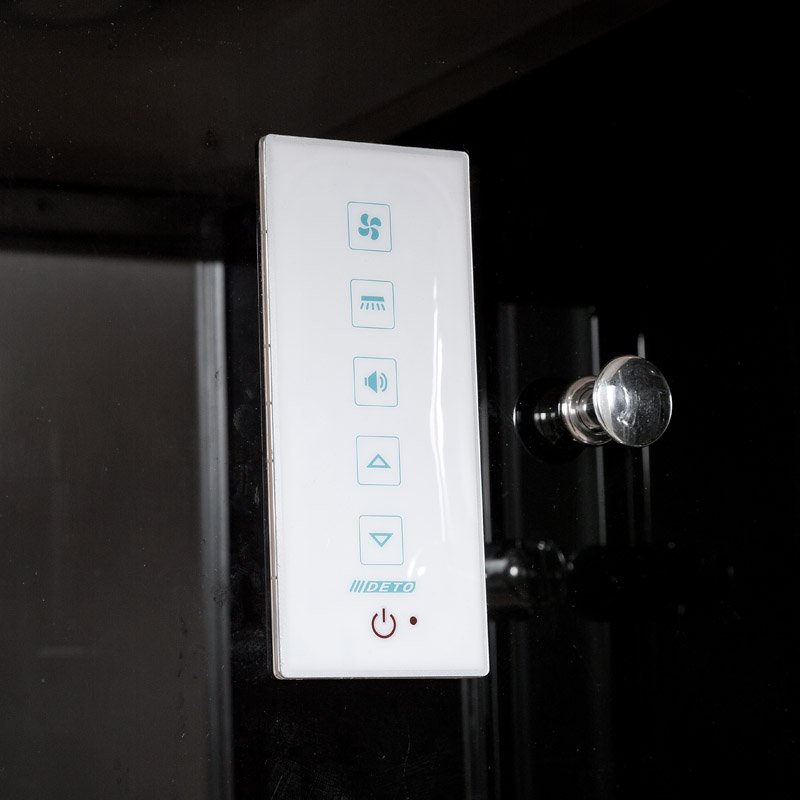 D90S LED Душевая кабина DETO Серия D B09S LED BLACK - Вид №19