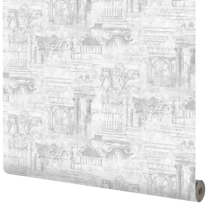 Обои флизелиновые Аспект Афины серые 1.06 м 70164-14