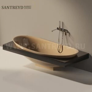 Ванна встроенная IO e SI коричневая