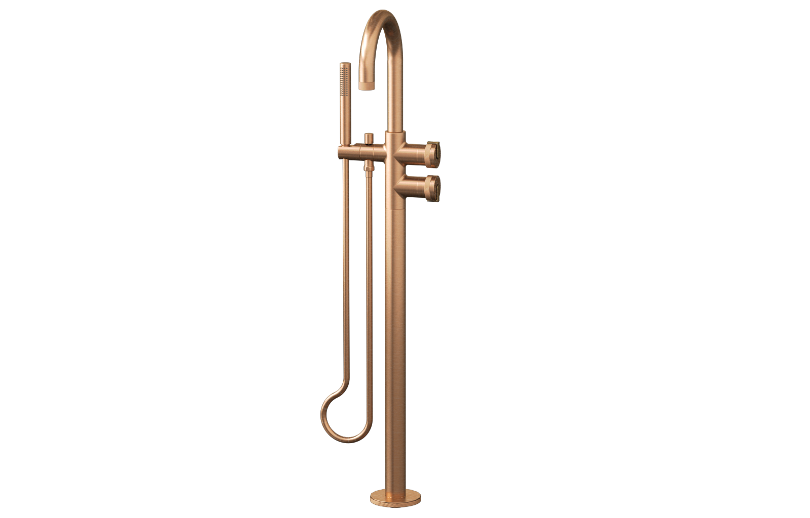 E-11554-R1BRG-L1VBB-BRG Смеситель напольный отдельностоящий (внешняя часть) GRAFF MOD+