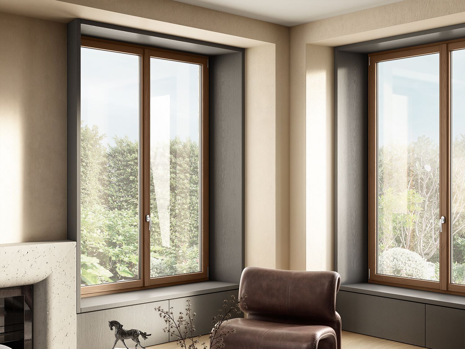 Окно ПВХ Tecnoplast Sistema P70 EVO ARCH-00105404 - Вид №3