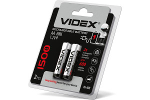 16824757 Аккумуляторы HR6/AA 1500mAh 2BL VID-HR6-1500 Videx