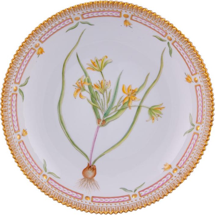 73272 Royal Copenhagen Тарелка десертная 17см "Флора Даника" Фарфор, Керамика 