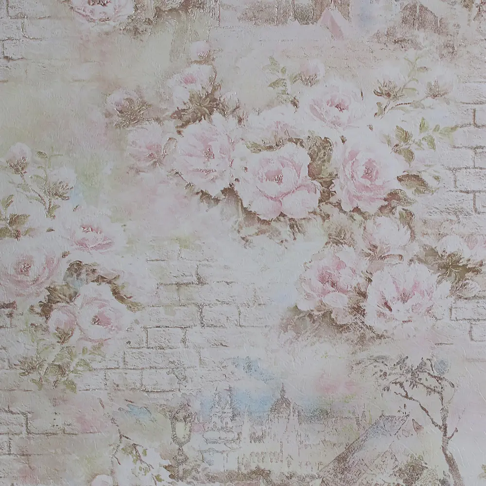 Обои бумажные Московская обойная фабрика Азалия бежевые 0.53 м 237432-2 STLM-2192067 - Вид №1