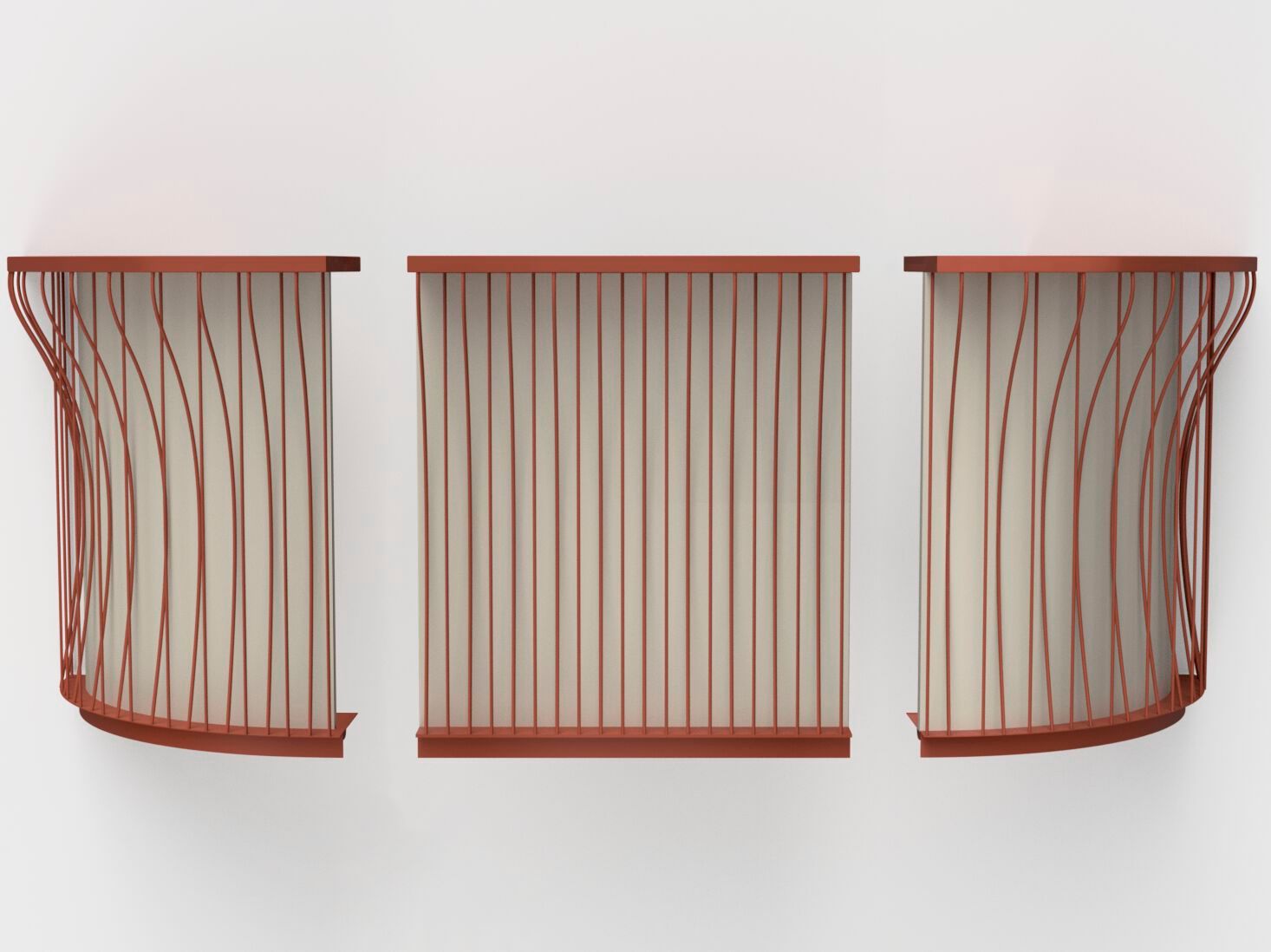 Стальная барная стойка с порошковым покрытием iSimar Riviera ARCH-00121303 - Вид №3