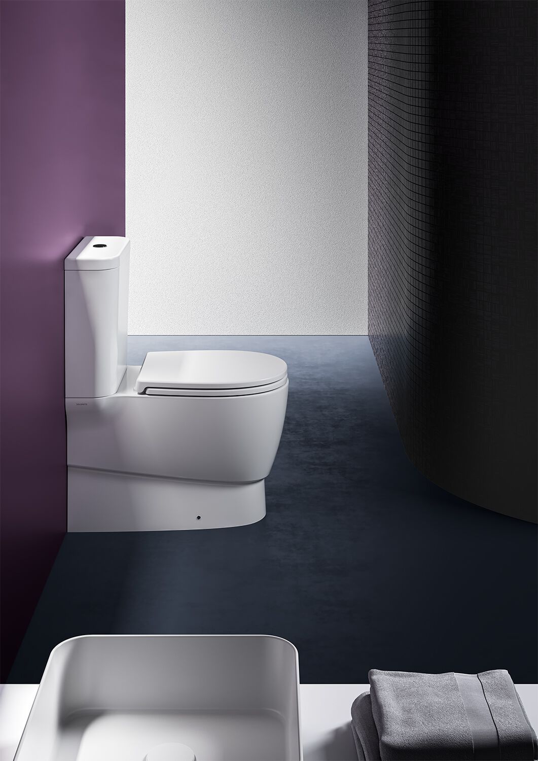 Керамический цельный туалет Ceramica Dolomite Demy ARCH-00072621 - Вид №1