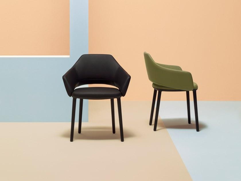 Pedrali Стул с обивкой и подлокотниками Vic 645 - Вид №8