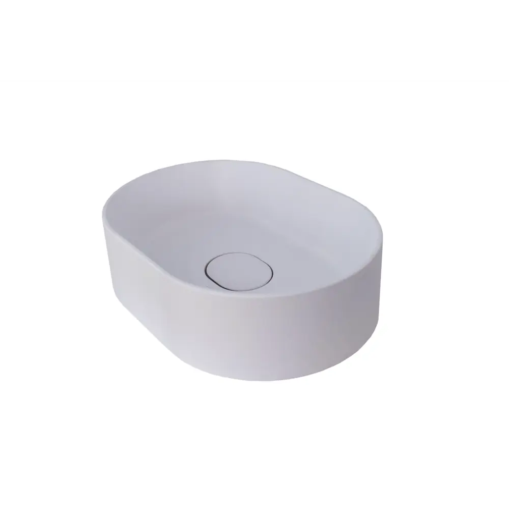 Santreyd Oval BM — элегантная накладная раковина из литьевого мрамора 86238962 Mira STLM-0067265 - Вид №3