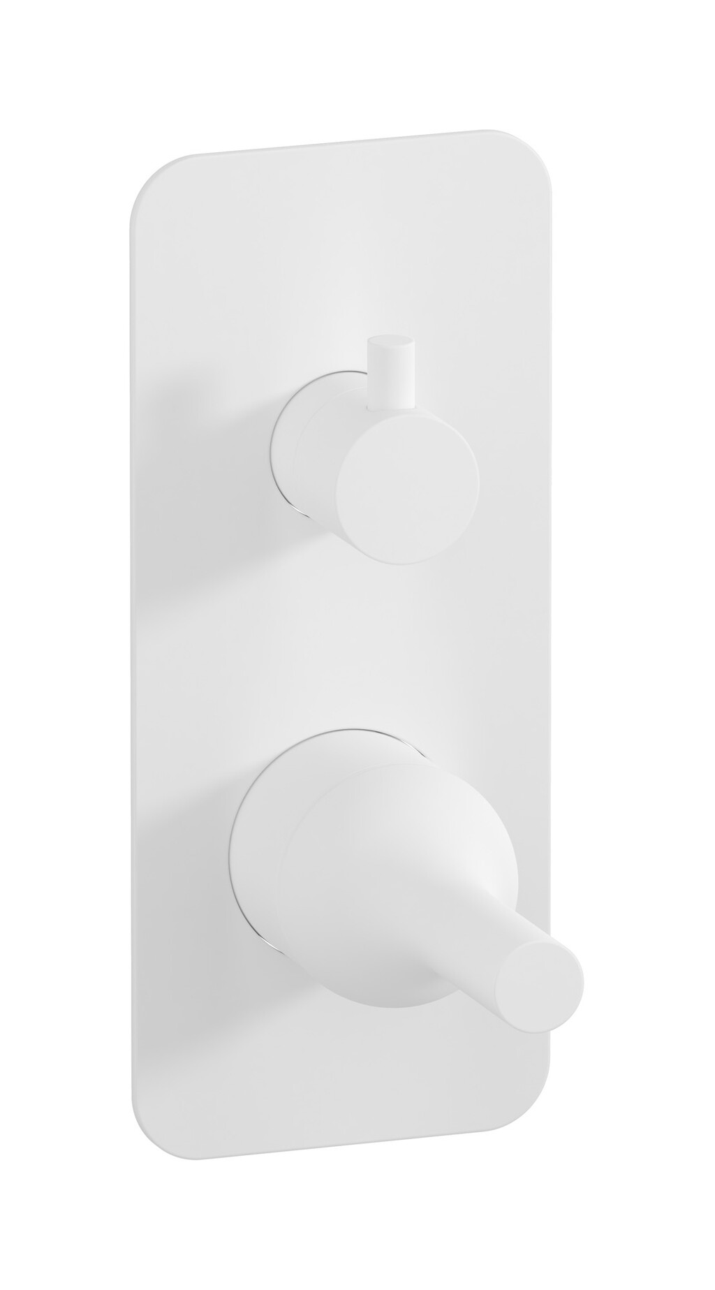 Встроенный смеситель для душа с двухходовым дивертером WE ARE IB bi310bo Matt White Batlo