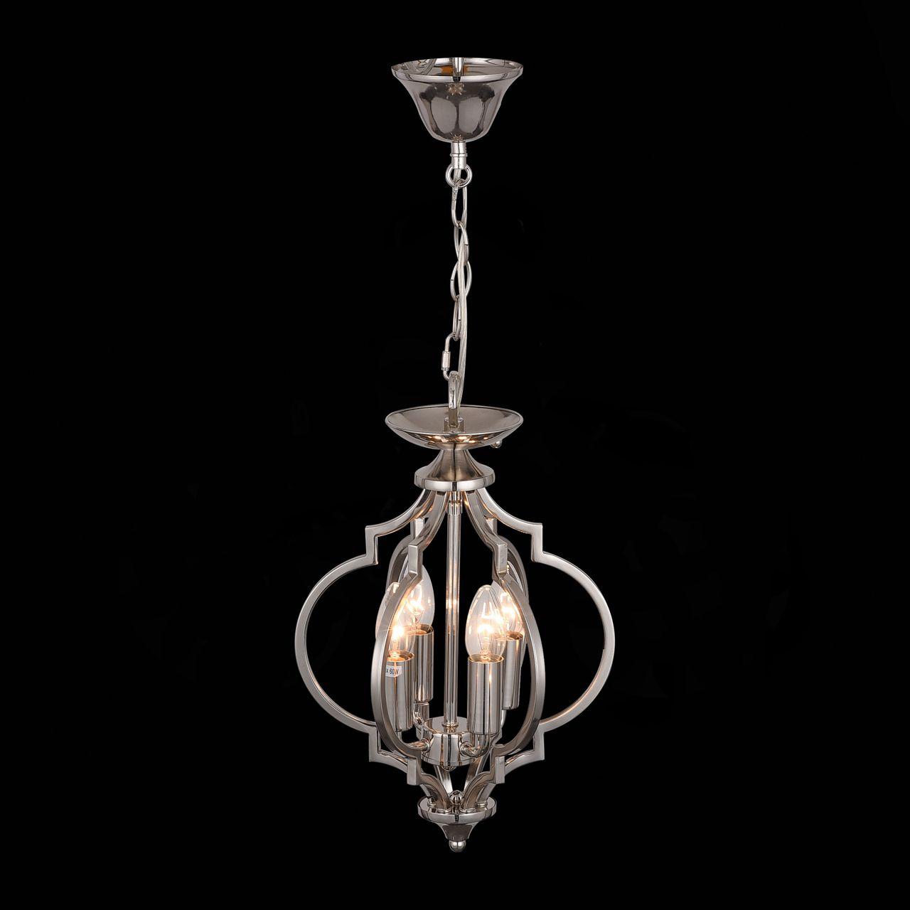 Подвесная люстра ST Luce Foriate SL361.103.04 ST LUCE ДИЗАЙНЕРСКИЕ, FORIATE 279775 Белый;серебро  - Вид №3