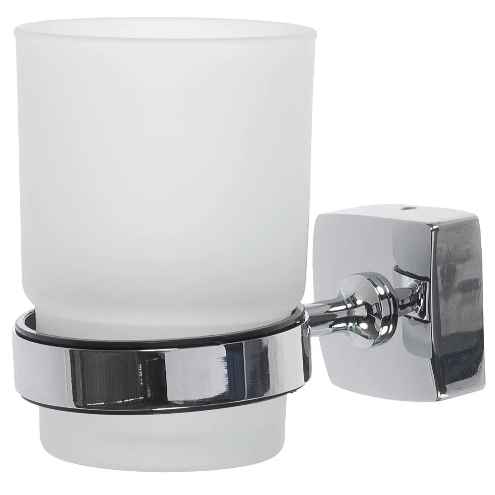 Стакан для зубных щёток подвесной Sensea «Kvadro» цвет хром STLM-2032485