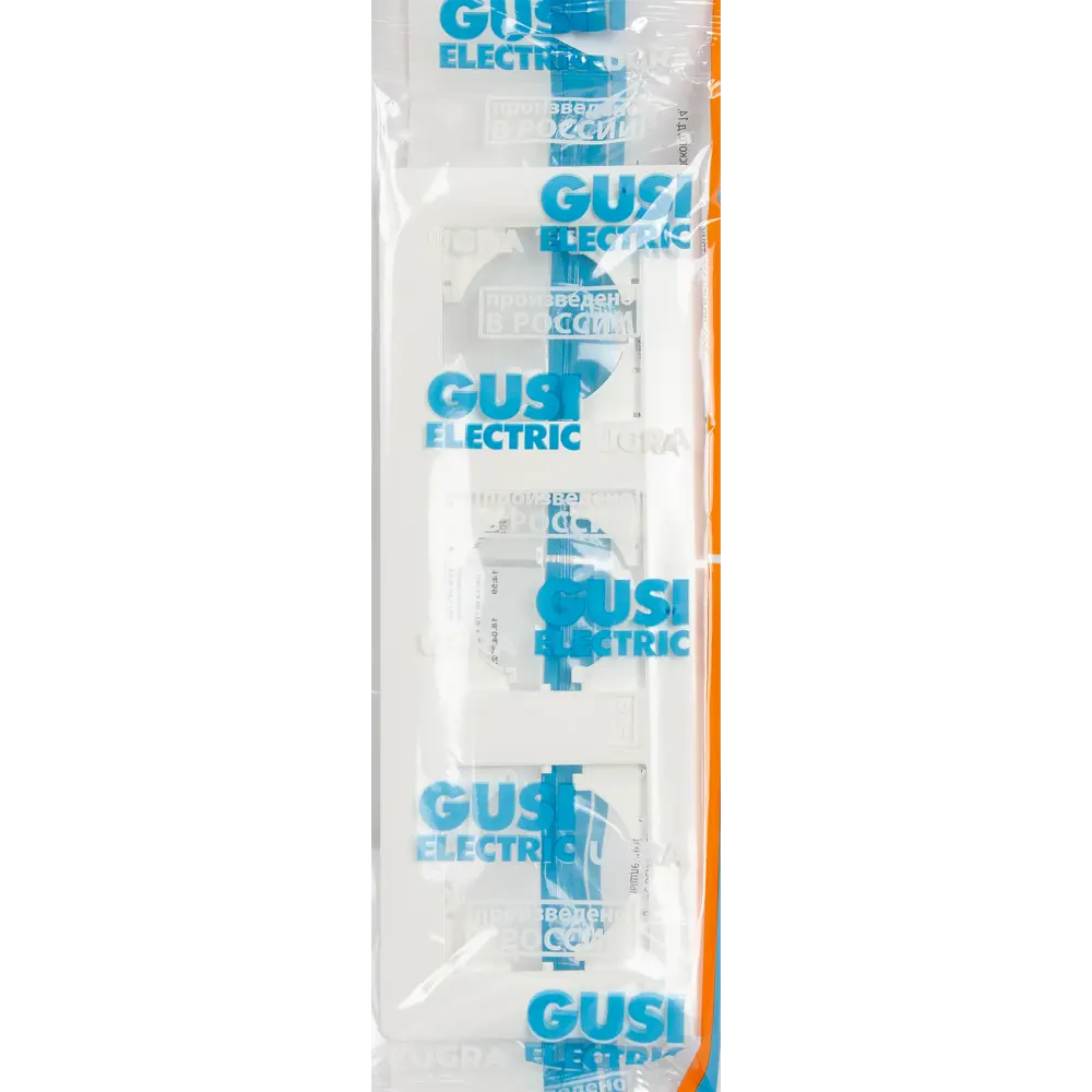 Рамка для розеток GUSI Electric Ugra белая глянцевая на 3 поста 83865061 STLM-0045245 - Вид №3