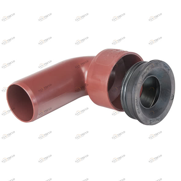 8M3090S50 SANHA M3-090S отвод 90°, под сифон с уплотнительной манжетой DN 50 / OD 50 мм 