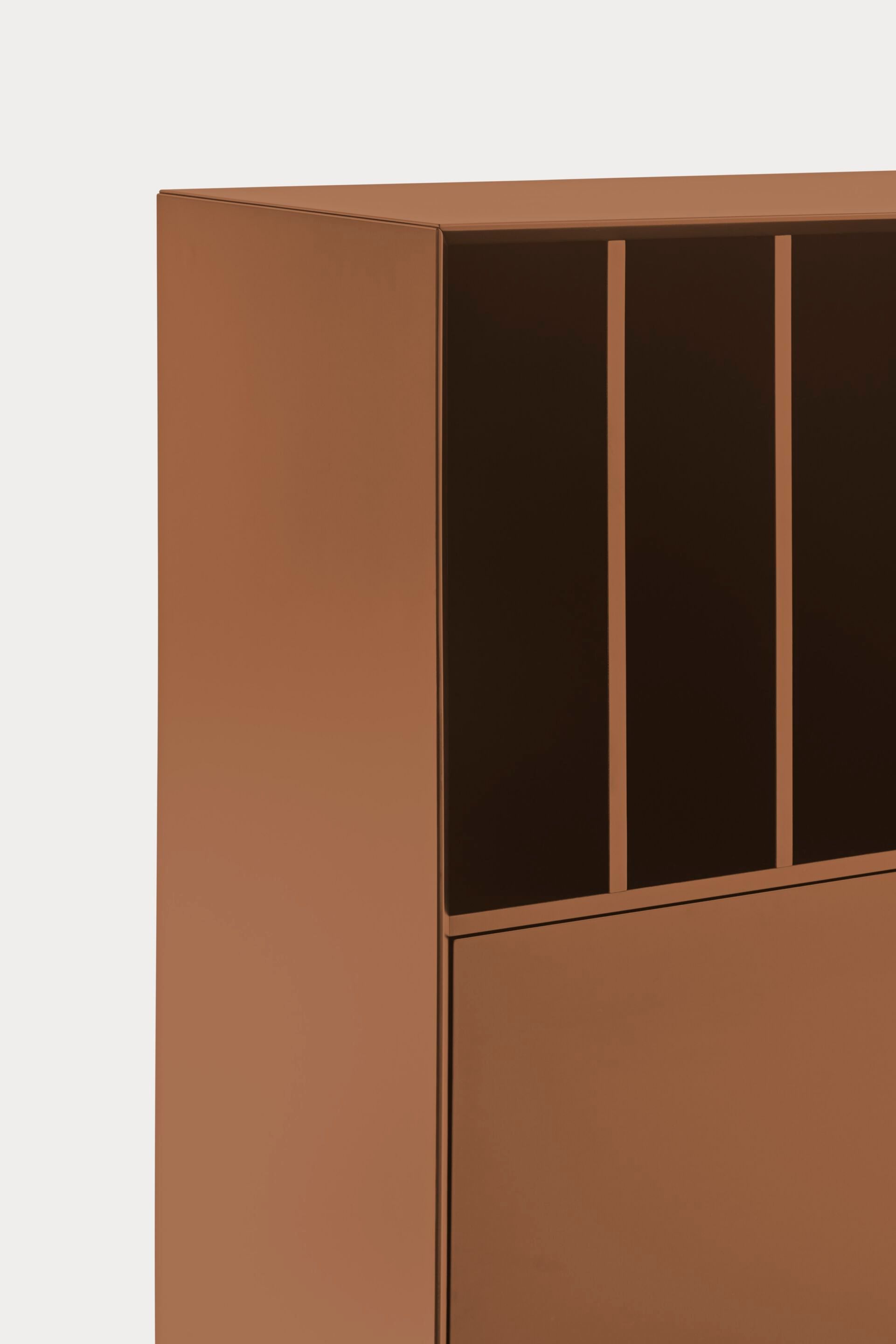 Шкаф из МДФ с распашными дверцами и ящиками TEULAT Platt ARCH-00009067 - Вид №7