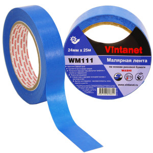 90799398 Лента малярная WM111 Washi 24 мм х 25 м STLM-0387243 VINTANET