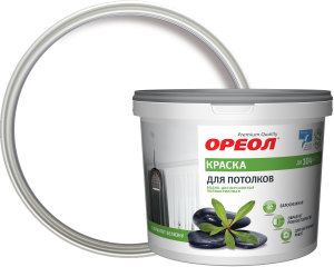 84439973 Краска водно-дисперсионная полиакриловая для потолков цвет белоснежный 13 кг STLM-0050179 ОРЕОЛ