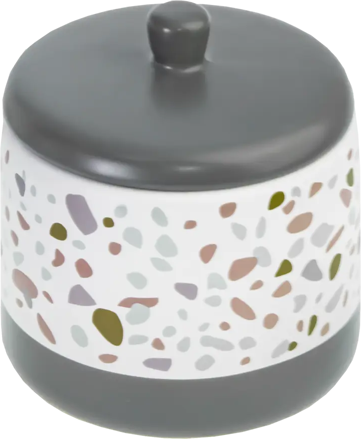 85323540 Контейнер для ватных палочек Proffi Home Terrazzo STLM-0061371