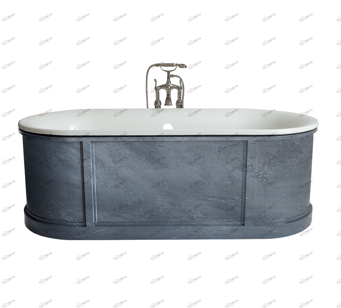 Gentry Home Новая Канада Cast iron bathtub Серебряный лист GH101648 