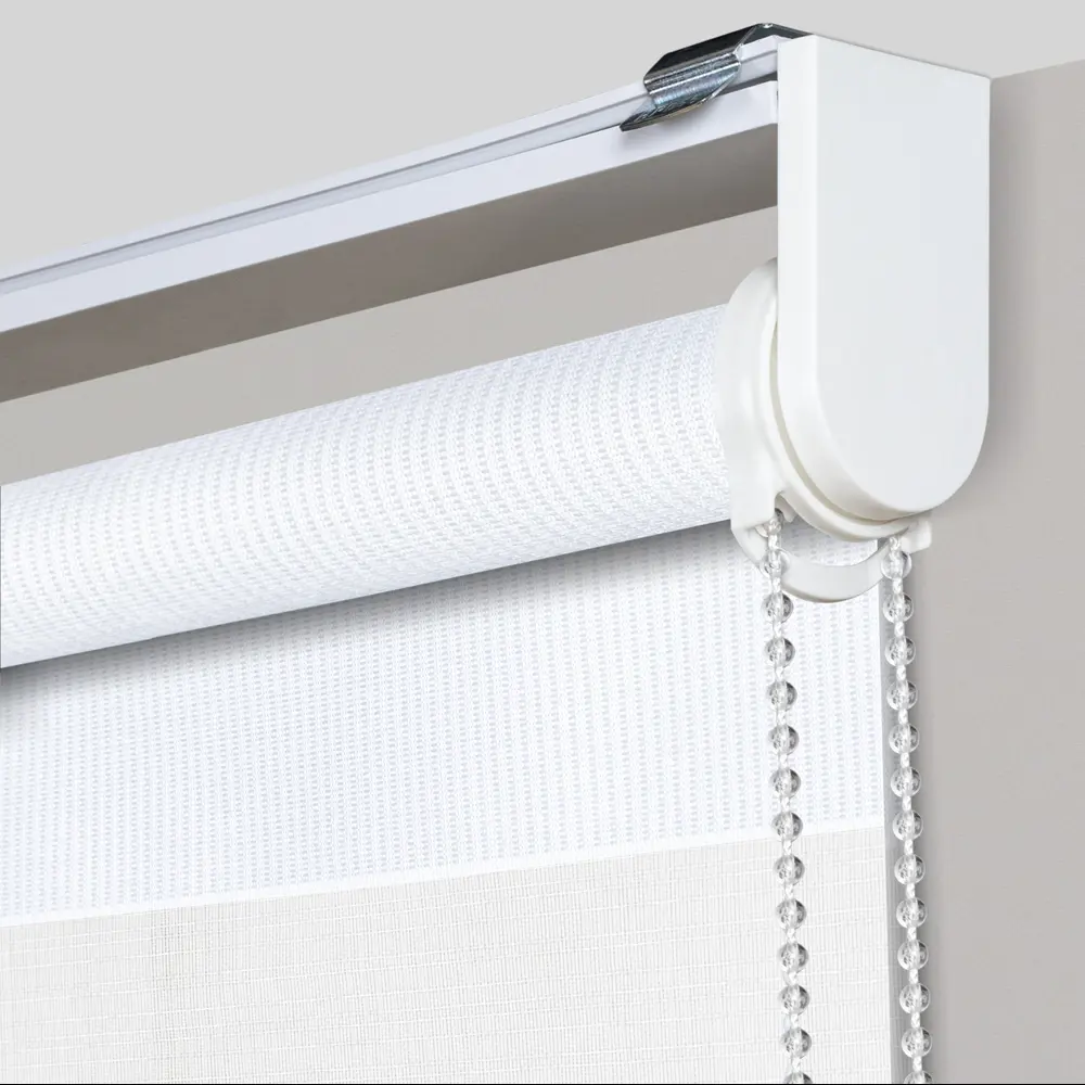 Рулонная штора день-ночь MIAMOZA Петер 180x175 см белая 89411384 STLM-1571754 - Вид №1