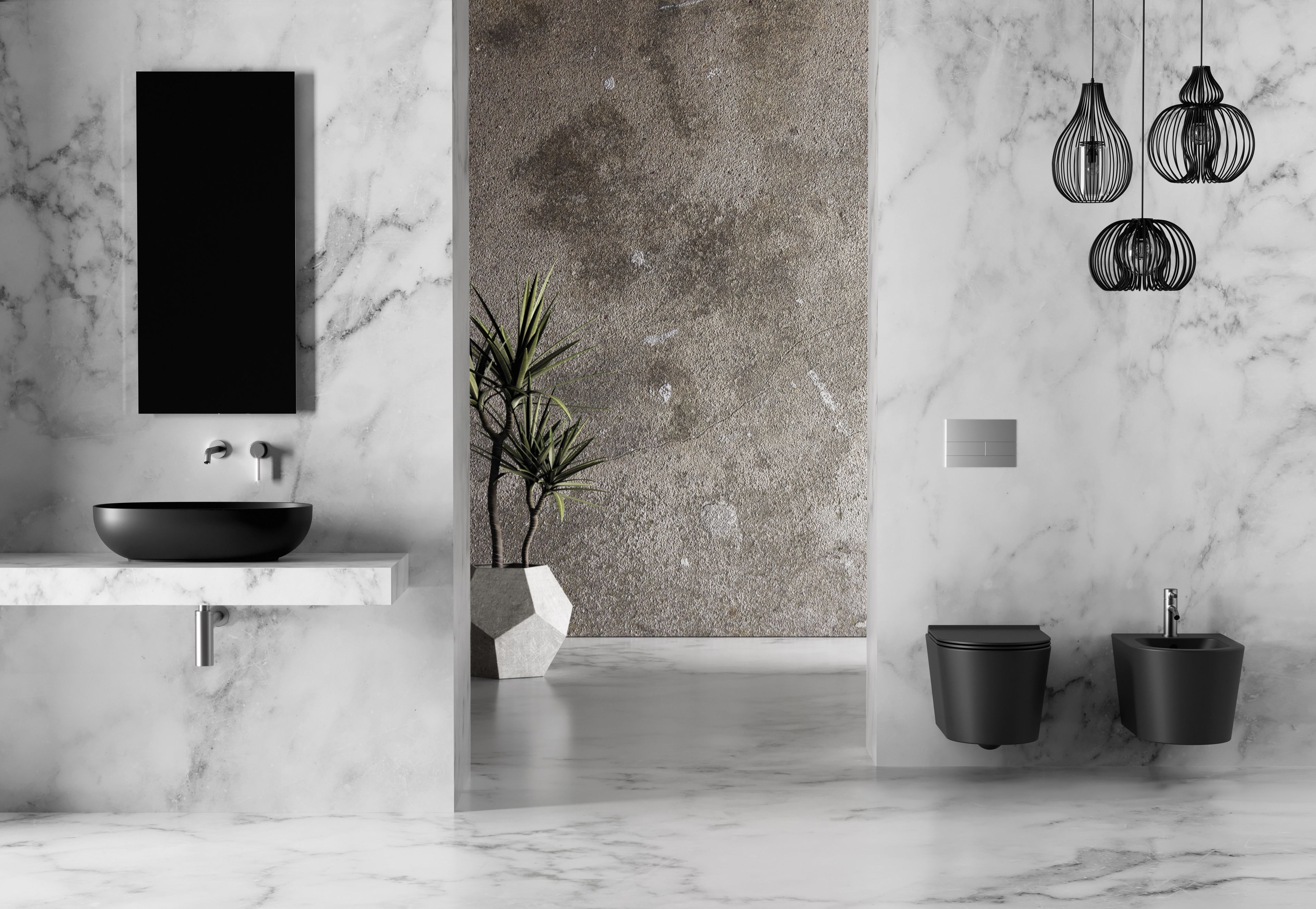 Керамическое подвесное биде Alice Ceramica Форма ARCH-00131899 - Вид №6