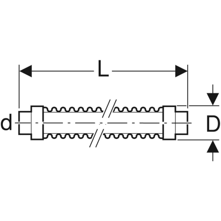 365.822.00.1 Соединительный рукав Geberit Pluvia Geberit  - Вид №2
