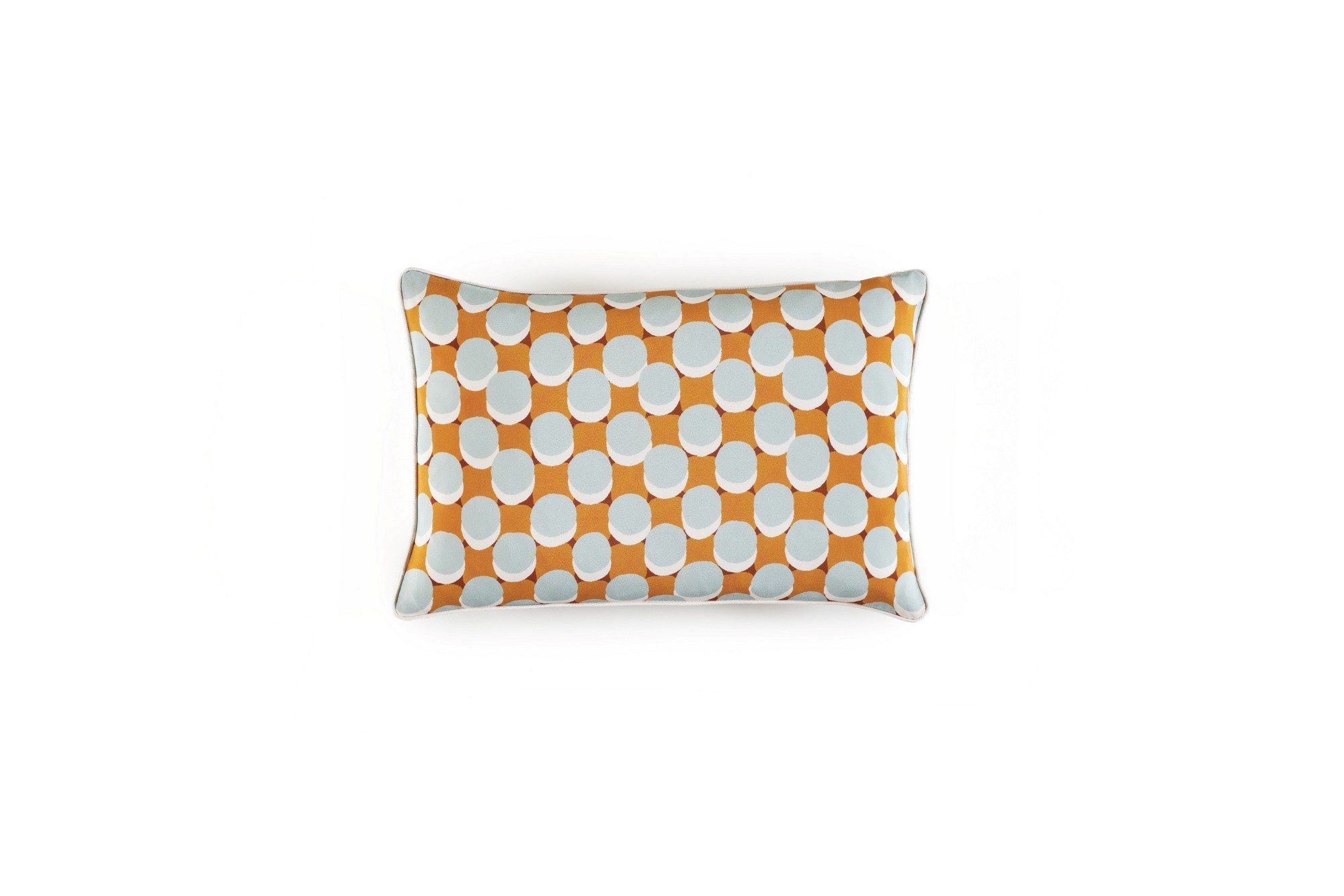 Прямоугольная шелковая подушка с геометрическим рисунком Élitis TWIST ARCH-00130599 - Вид №22