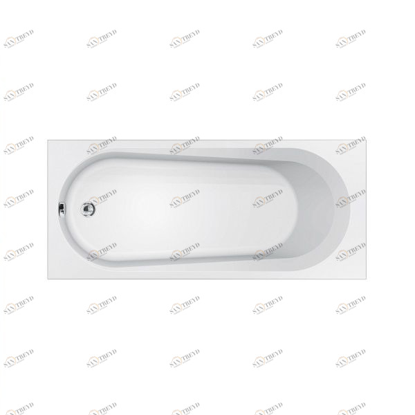 Ванна встроенная Nova 160/70 см с гидромассажем 2NVA7D3 Gruppo Geromin 