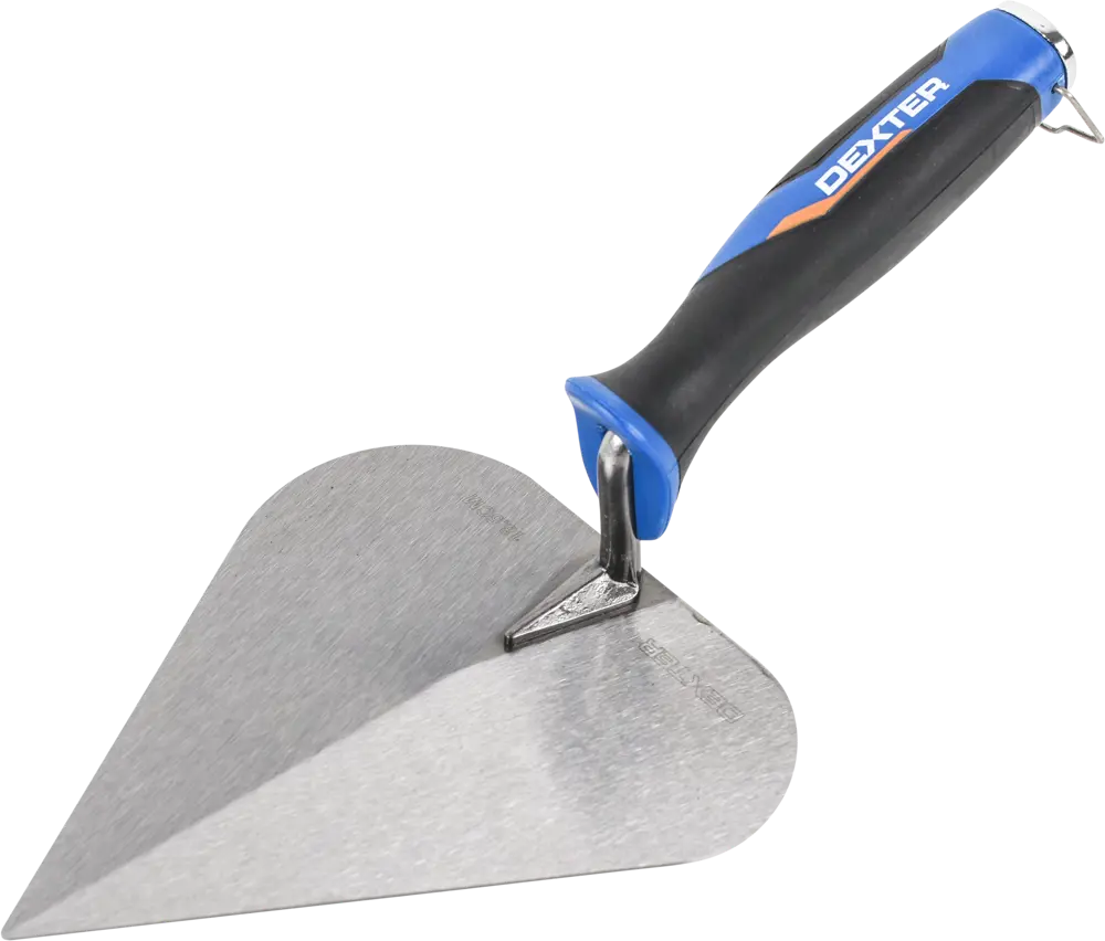 Кельма штукатурная Dexter в форме сердца с прорезиненной ручкой 82338303