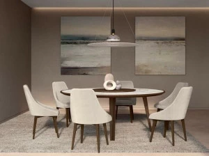 Febal Casa Круглый обеденный стол с ленивой сьюзан